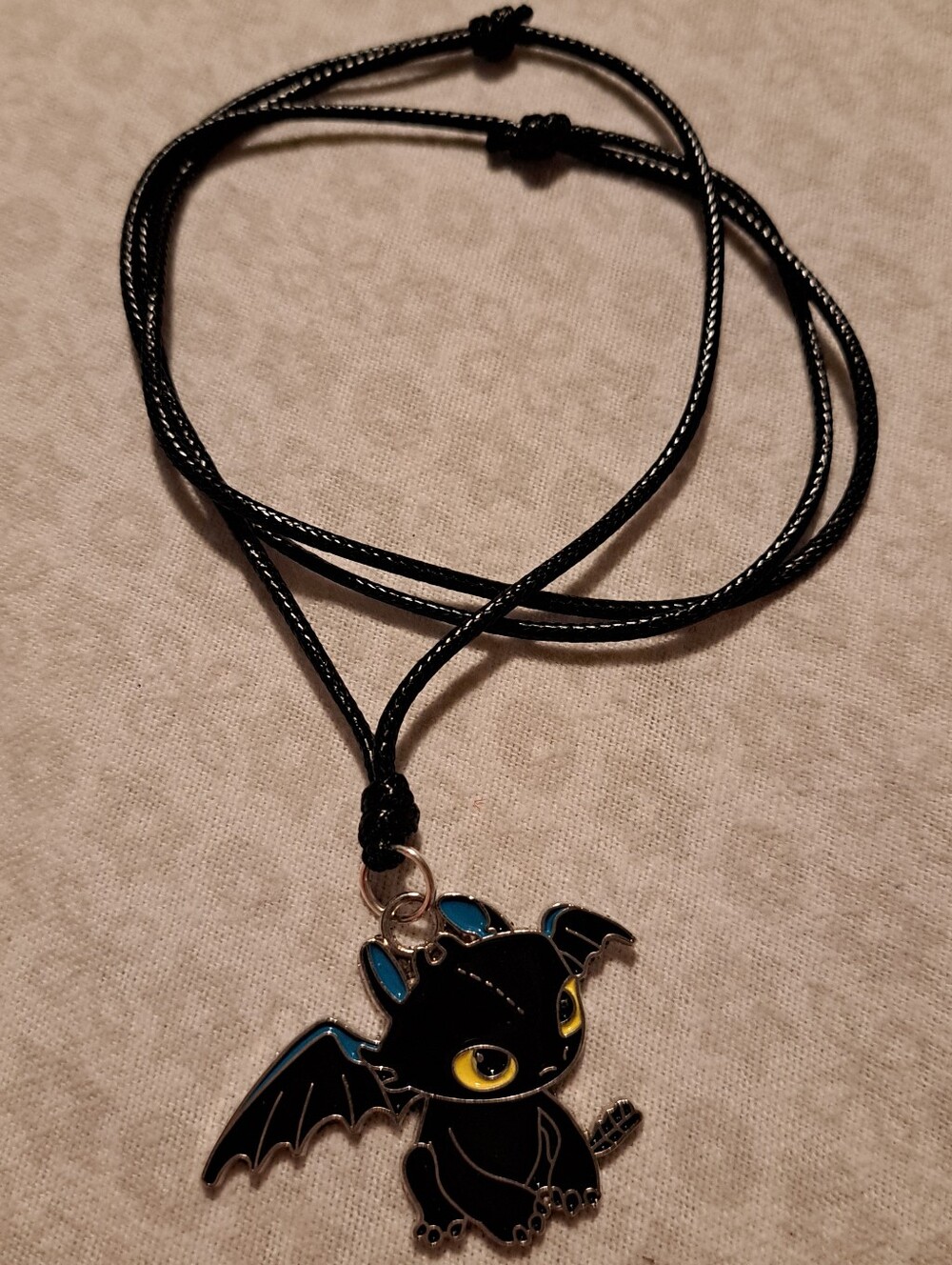 Toothless Adjustable Rope Necklace